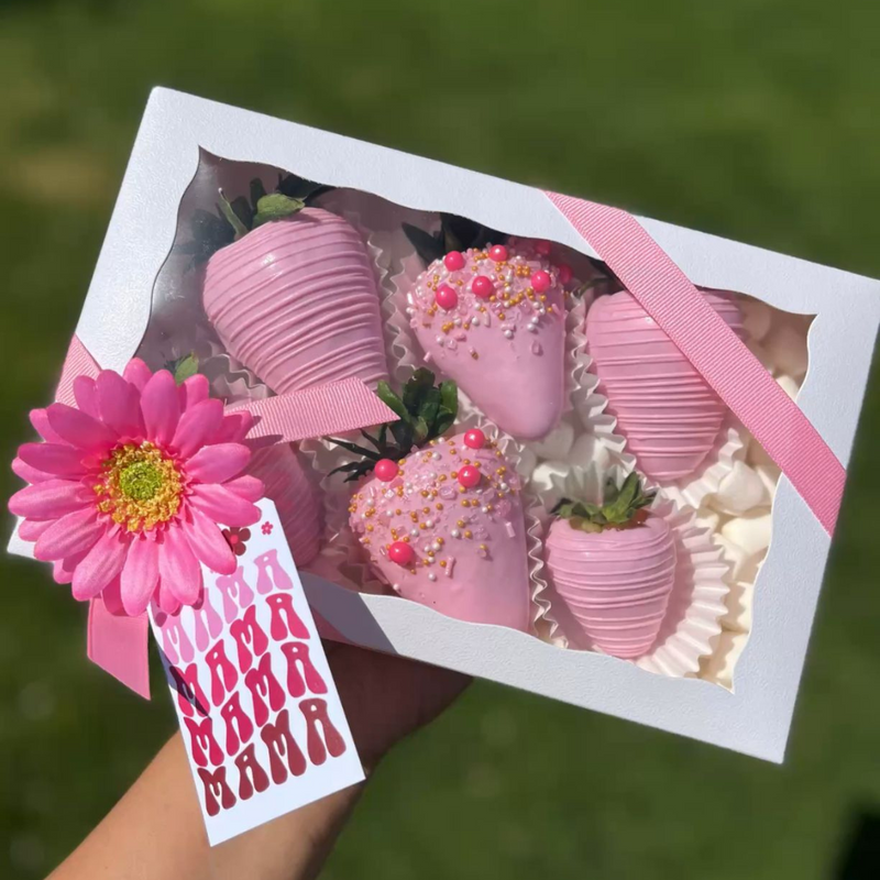 Mother's Day -Chocolate covered strawberries gift box