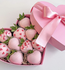 Mother's Day - Pink heart berry boxes available for preorder