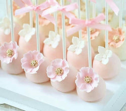 Floral cake pops