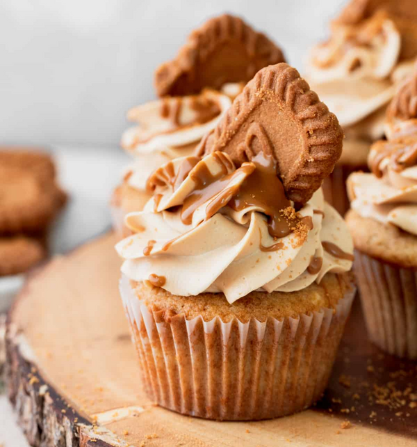 Chocolate biscoff cupcake