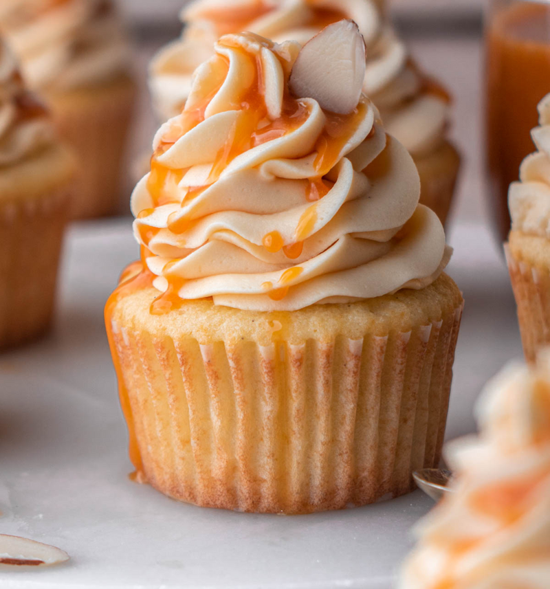 Salted caramel cupcake