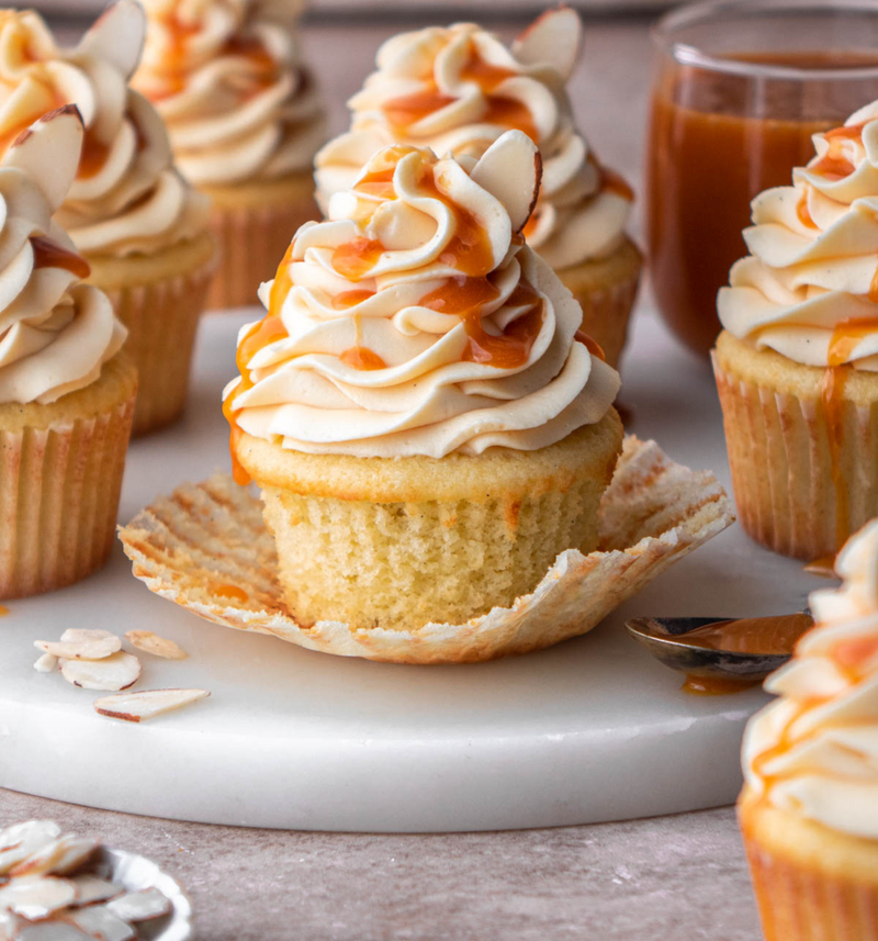 Salted caramel cupcake