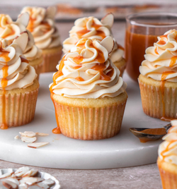 Salted caramel cupcake